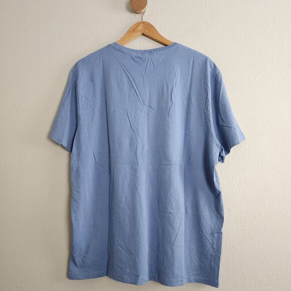 NEW Everlane Uniform Men's The Organic Cotton Crew Horizon Blue T-Shirt - Picture 6 of 8